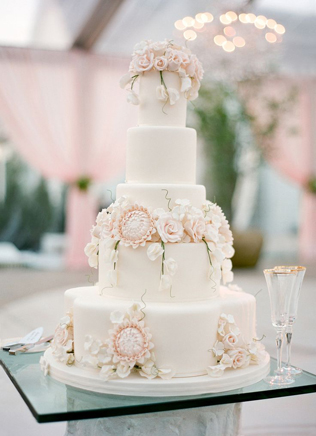 30 свадебных тортов с цветочными слоями 