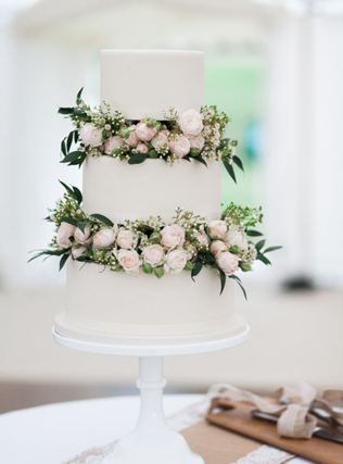 30 свадебных тортов с цветочными слоями 