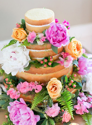 30 свадебных тортов с цветочными слоями 