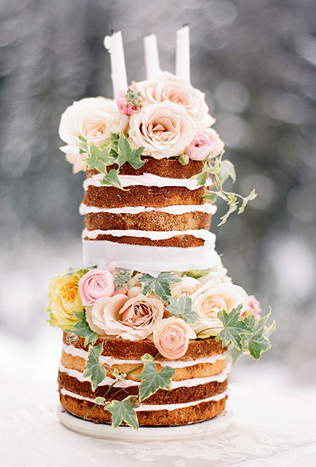 30 свадебных тортов с цветочными слоями 