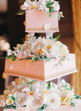 30 свадебных тортов с цветочными слоями 