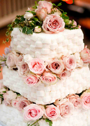 30 свадебных тортов с цветочными слоями 