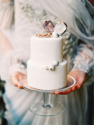 Тренд: свадебные торты в виде драгоценных камней 