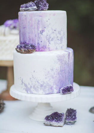 Тренд: свадебные торты в виде драгоценных камней 