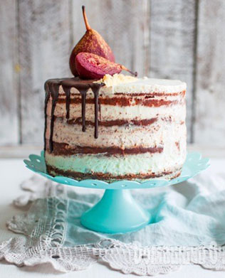 свадебные торты с открытыми коржами