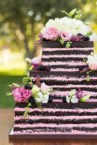 свадебные торты с открытыми коржами