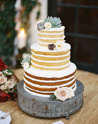 свадебные торты с открытыми коржами