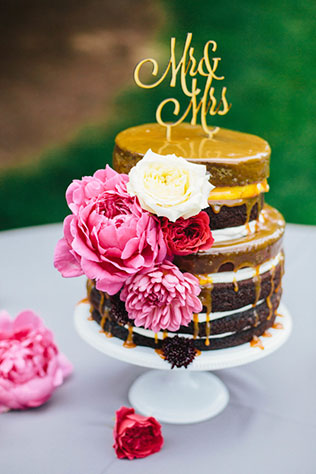 свадебные торты с открытыми коржами