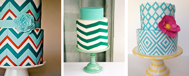 свадебный торт, расписанный вручную