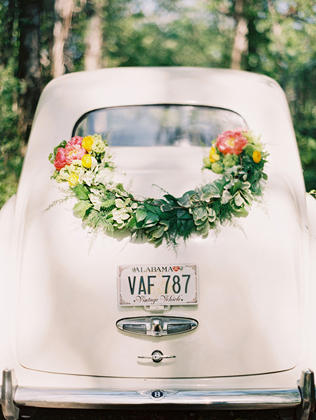 53 идеи для декора свадебного транспорта 