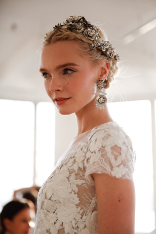 Bridal Fashion Week: свадебные бьюти-тренды от Marchesa 
