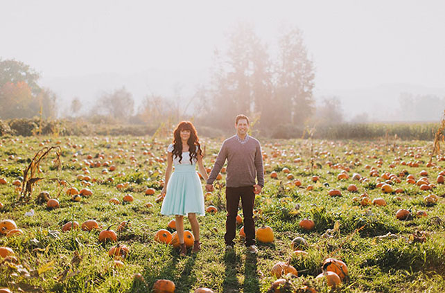 Осеннее вдохновение: тыквы в декоре свадьбе 