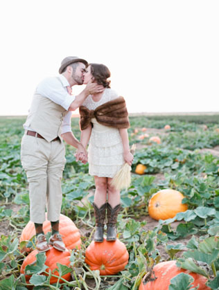 Осеннее вдохновение: тыквы в декоре свадьбе 