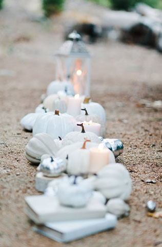 Осеннее вдохновение: тыквы в декоре свадьбе 