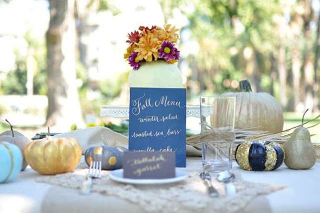 Осеннее вдохновение: тыквы в декоре свадьбе 