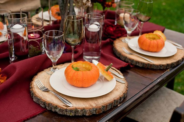 Осеннее вдохновение: тыквы в декоре свадьбе 