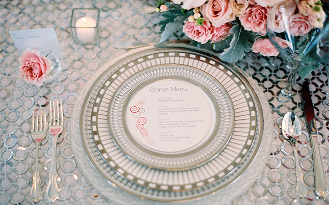 индивидуальное меню для гостей на свадьбе