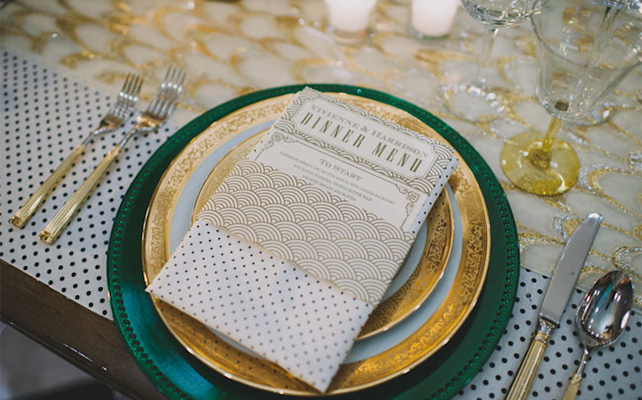 индивидуальное меню для гостей на свадьбе