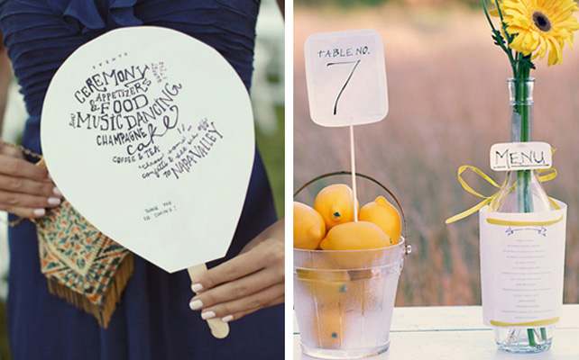 креативное меню для гостей на свадьбе