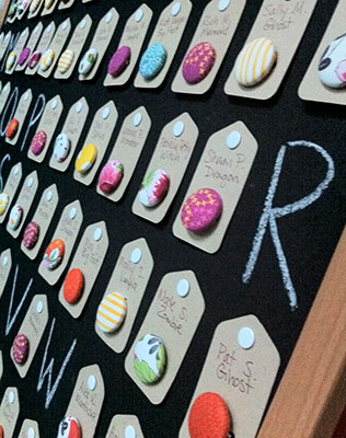 план рассадки гостей в стиле ретро