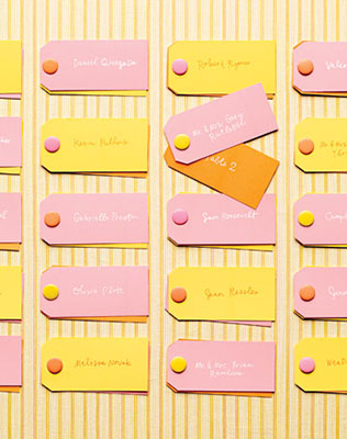 план рассадки гостей в стиле ретро