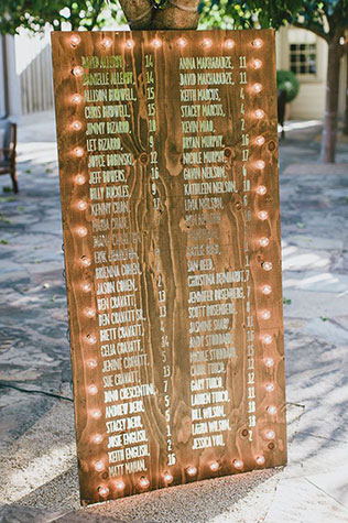 план рассадки гостей в стиле ретро