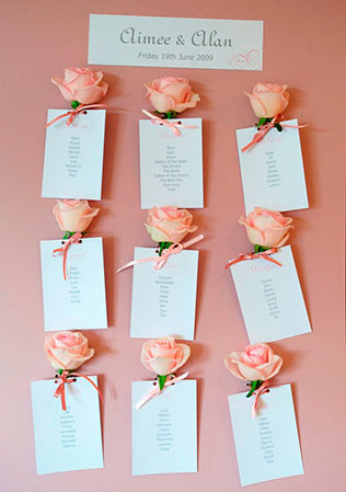 план рассадки гостей в классическом стиле