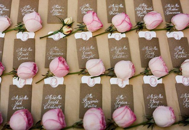 план рассадки гостей в винтажном стиле