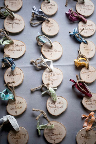 план рассадки гостей в рустикальном стиле