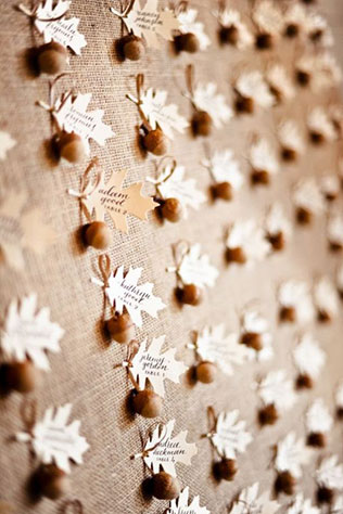 план рассадки гостей в рустикальном стиле