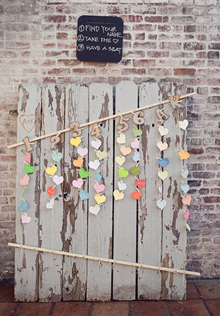 план рассадки гостей в рустикальном стиле