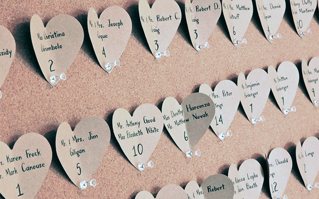 план рассадки гостей в рустикальном стиле