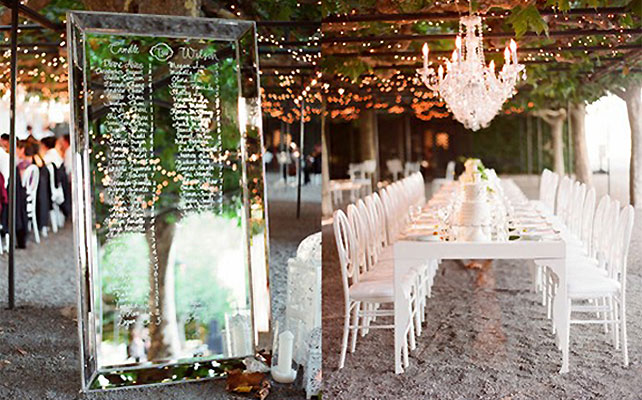 план рассадки гостей в гламурном стиле