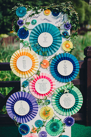 план рассадки гостей в стиле ретро