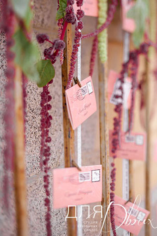 план рассадки гостей в стиле ретро