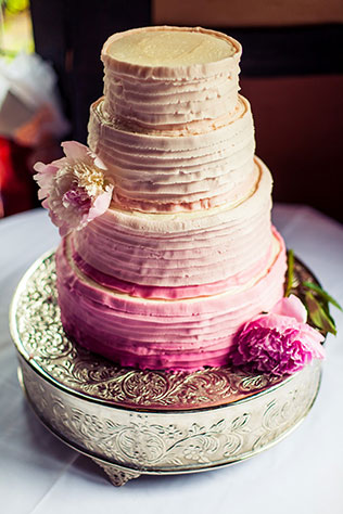 свадебные торты омбре