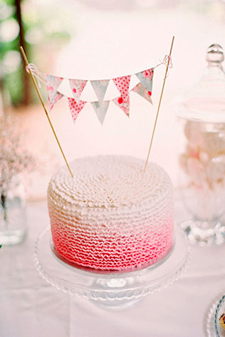 свадебные торты омбре