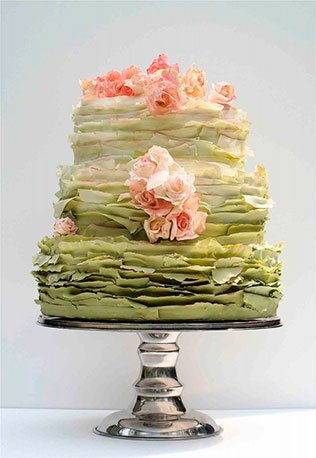 свадебные торты омбре