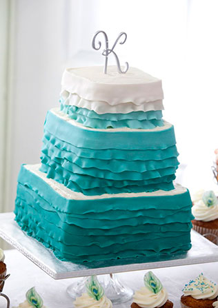 свадебные торты омбре