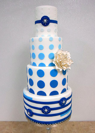 свадебные торты омбре