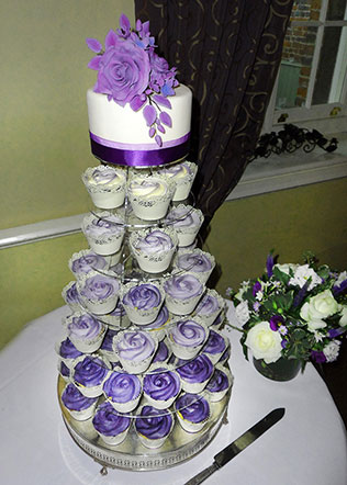 свадебные торты омбре