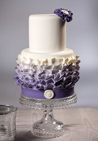 свадебные торты омбре