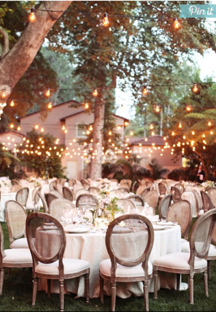 Свадьба под открытым небом: 35 идей для вечернего освещения 