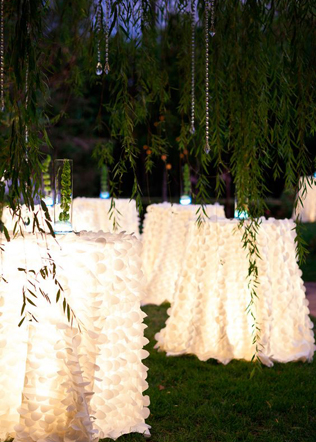 Свадьба под открытым небом: 35 идей для вечернего освещения 