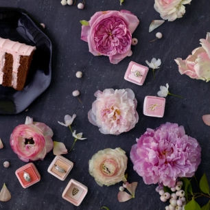 Стильные детали: бархатные коробочки для колец