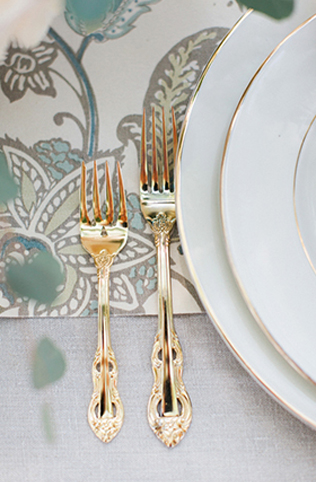 65 стильных идей для весенней свадьбы в саду, вилки