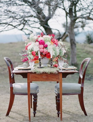 Свадьба в деталях: винтажная мебель 