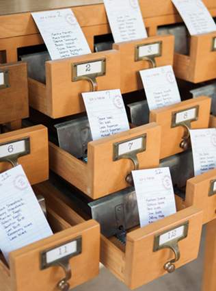 Свадьба в деталях: винтажная мебель 