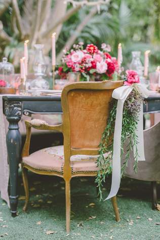 Свадьба в деталях: винтажная мебель 