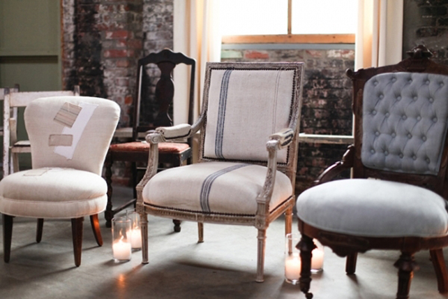 Свадьба в деталях: винтажная мебель 